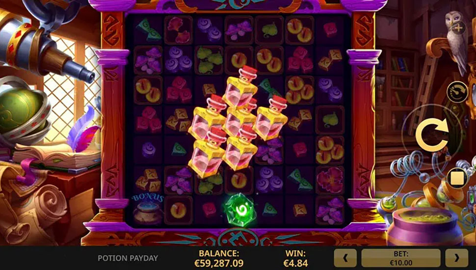 Potion Payday Racking Up Riches slot machine