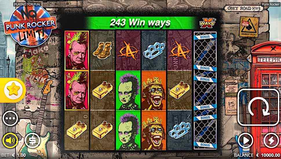 Punk Rocker Slot Review | Demo & Free Play | RTP Check