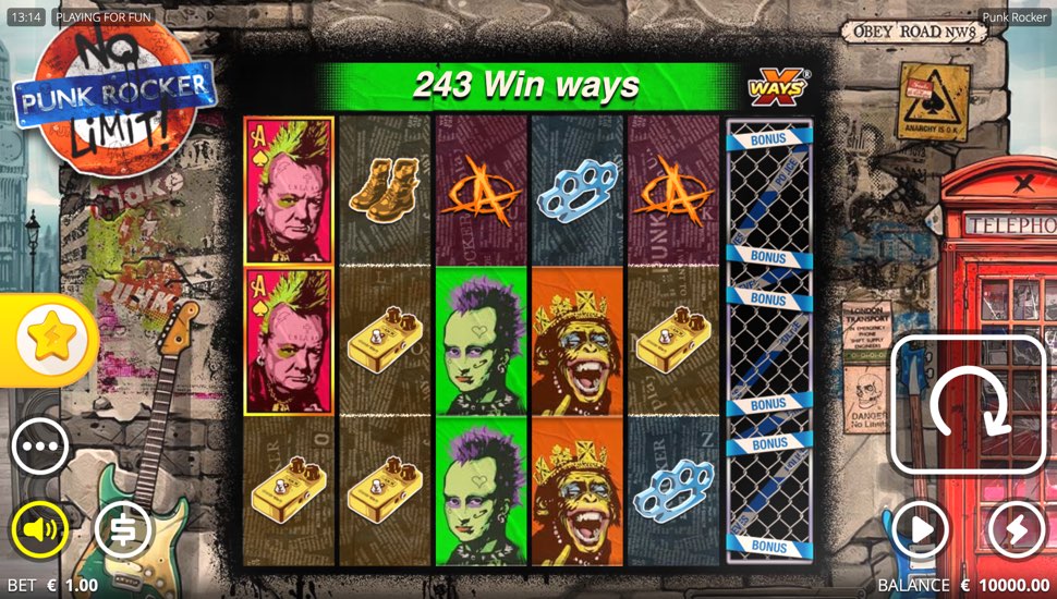 Punk Rocker Online Slot