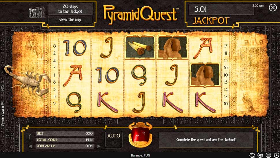 Pyramid Quest Slot - Review, Free & Demo Play