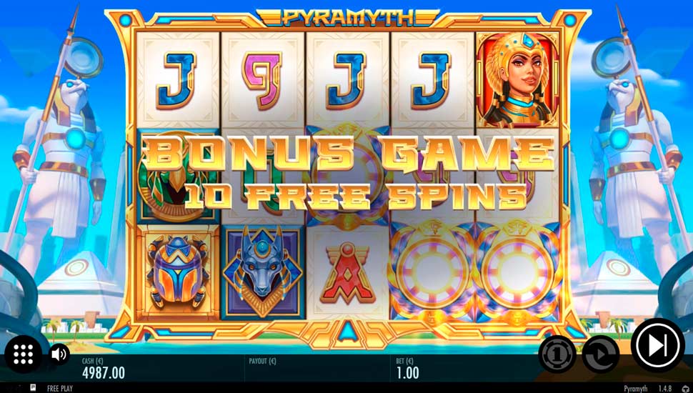 Pyramyth slot - Bonus Games