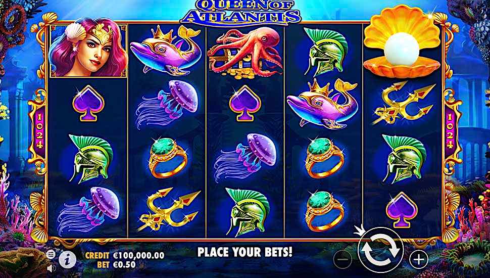 Queen of Atlantis Slot - Review, Free & Demo Play