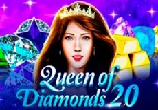 Queen of Diamonds 20 Slot - Review, Free & Demo Play logo