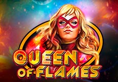 Queen of Flames The Wheel Slot Logo