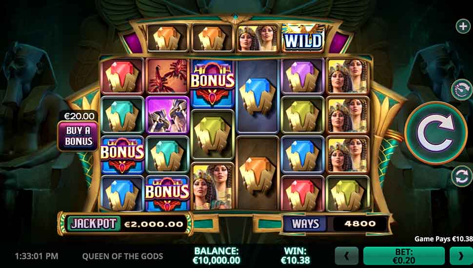 Queen of the Gods Slot - Review, Free & Demo Play preview