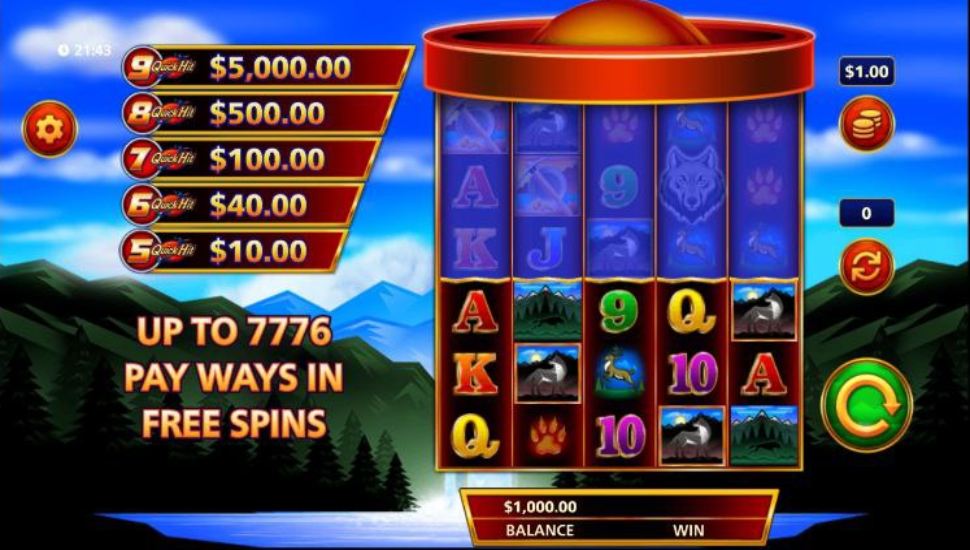 Quick Hit Ultra Pays Wolf Mountain Slot - Review, Free & Demo Play