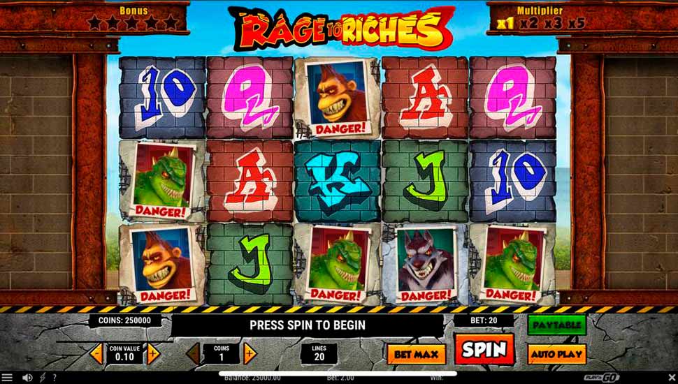 Rage to riches slot mobile