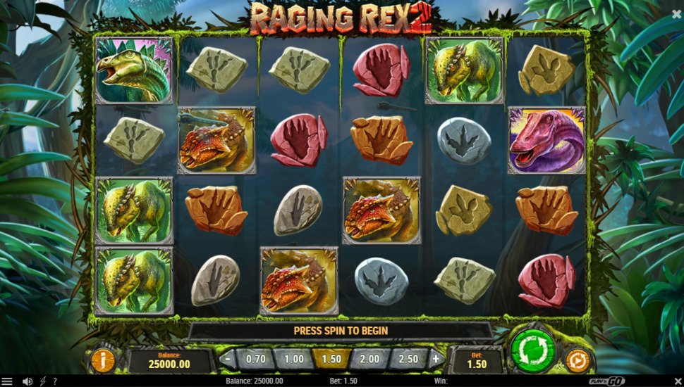 Raging Rex 2 Slot preview