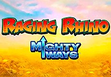 Raging Rhino Mighty Ways Slot - Review, Free & Demo Play logo