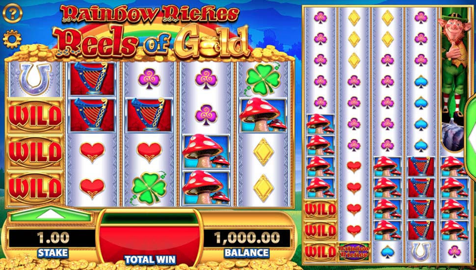 Rainbow Riches Reels of Gold slot preview