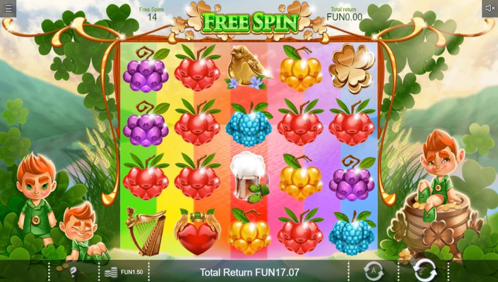 Rainbow wilds slot - free spins