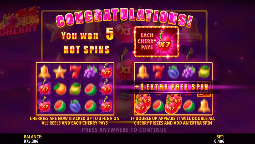 Red Hot Cherry slot Hot Spins