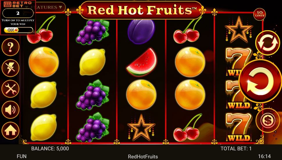 red hot fruits slots free