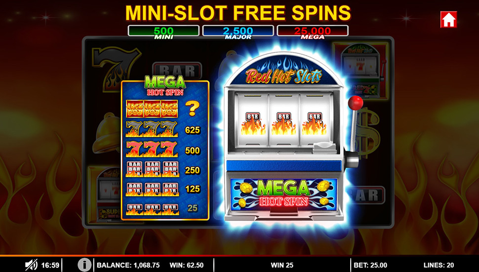 Red Hot Slots - free spins