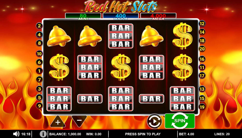 Red Hot Slots Slot preview
