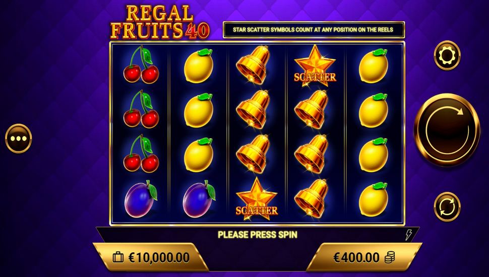 Regal Fruits 40 Slot - Review, Free & Demo Play preview