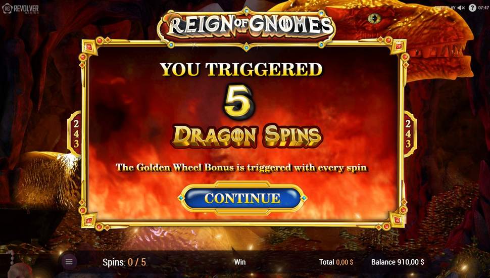 Reign of Gnomes Slot - Free Spins