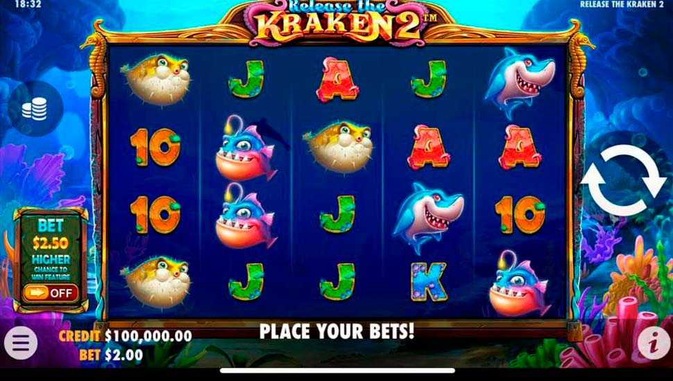 Release the kraken 2 slot mobile