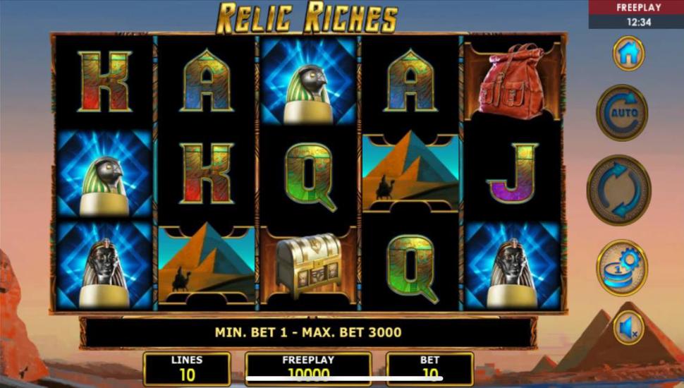 Relic Riches slot mobile