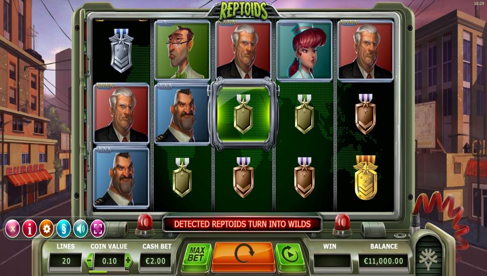 Reptoids Slot - Review, Free & Demo Play preview