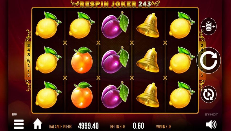 Respin Joker 243 Slot Mobile