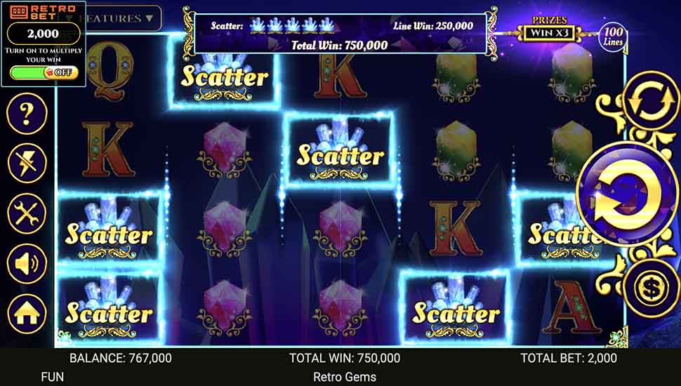 Retro Gems Slot Review | Free Play