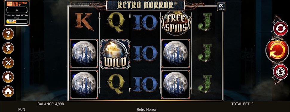 Retro Horror slot mobile