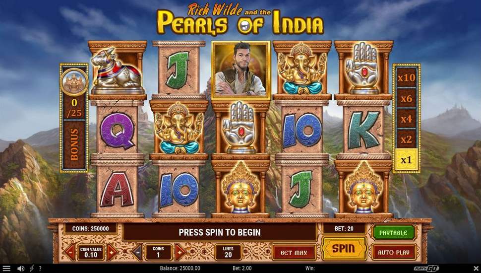 Rich Wilde and the Pearls of India Slot Mobile