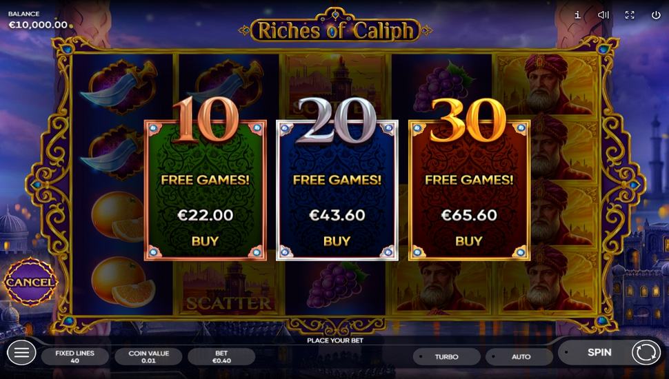 Riches of caliph slot buy bonus