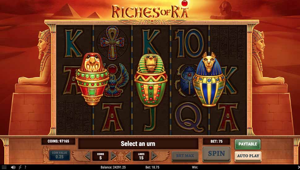 Riches of Ra Slot slot bonus