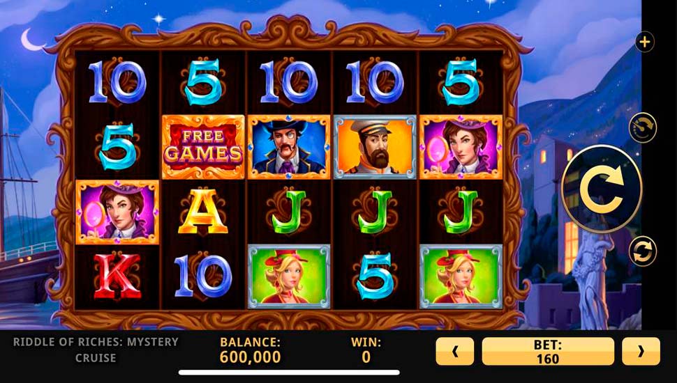 Riddle of Riches Mystery Cruise slot mobile