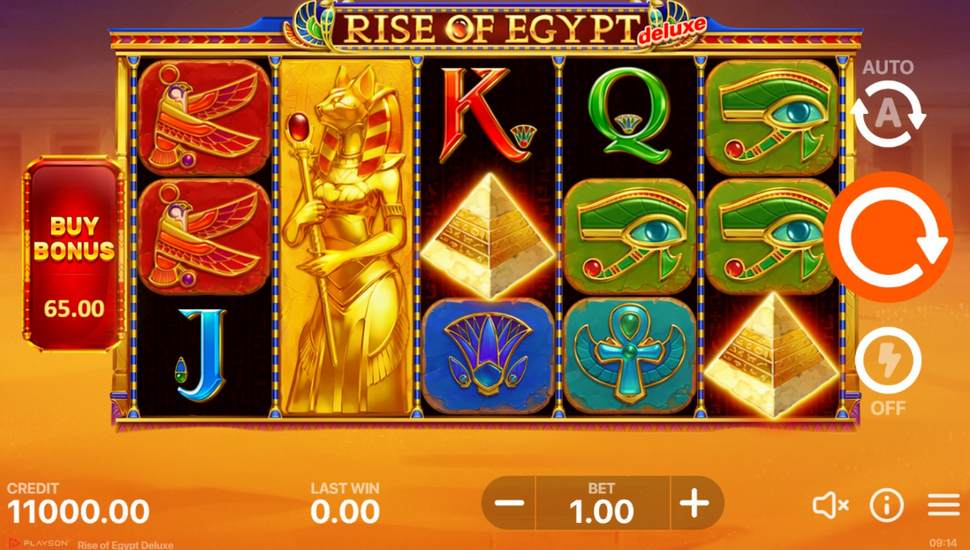 Rise of Egypt Deluxe Slot - Review, Free & Demo Play preview