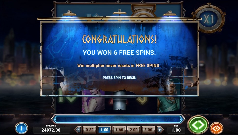 Rise of Gods Reckoning Slot - Free Spins