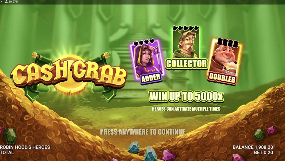 Robin Hood's Heroes slot Cash Grab