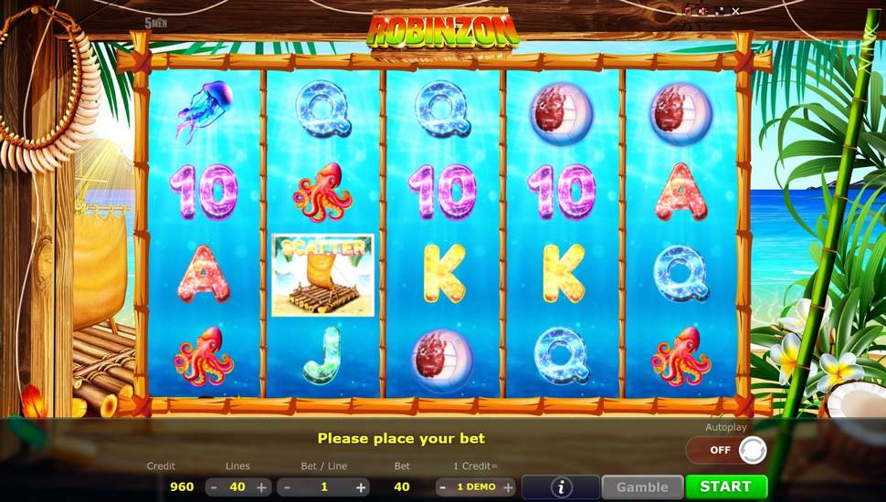 Robinzon Slot - Review, Free & Demo Play preview
