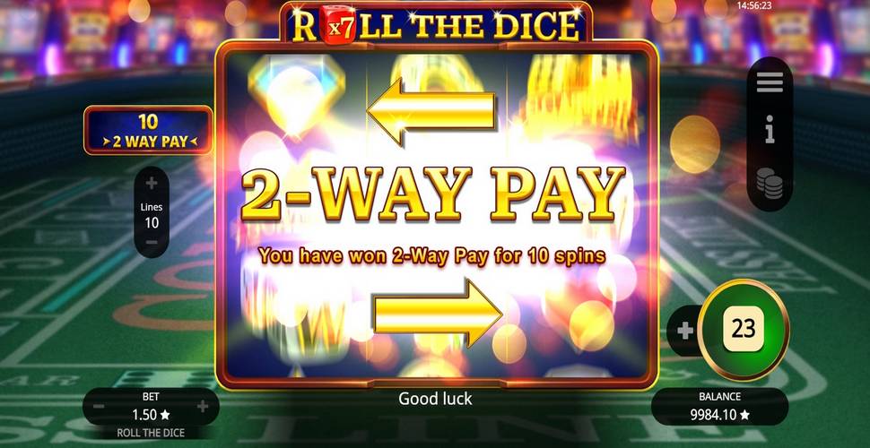 Roll the Dice Slot - 2 Way Pay