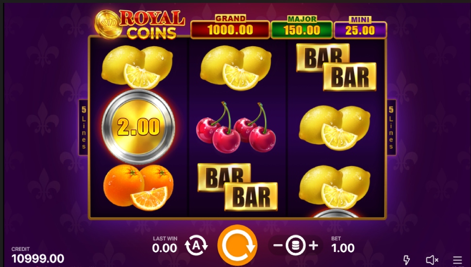 Royal Coins: Hold and Win Slot preview