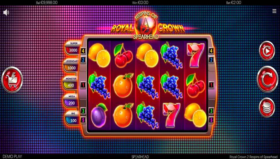Royal Crown 2 Respins of Spearhead Slot - Review, Free & Demo Play preview