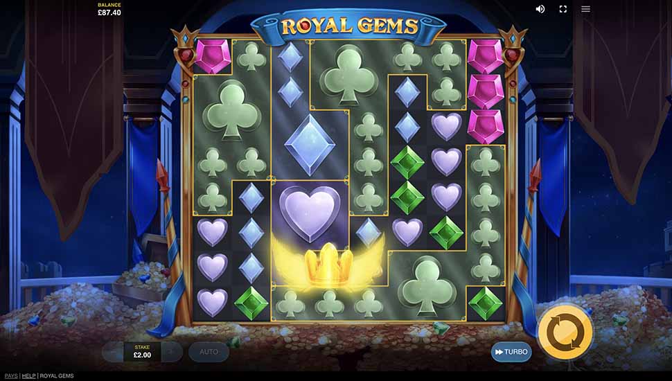 Royal Gems slot Crown Upgrade Feature