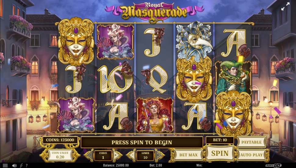 Royal Masquerade Slot - Review, Free & Demo Play