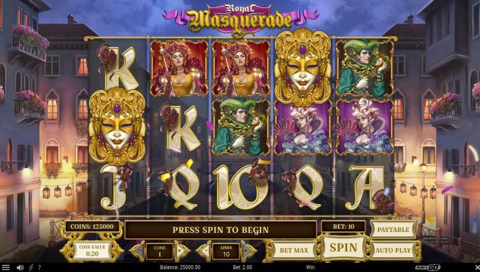 Royal Masquerade slot mobile 