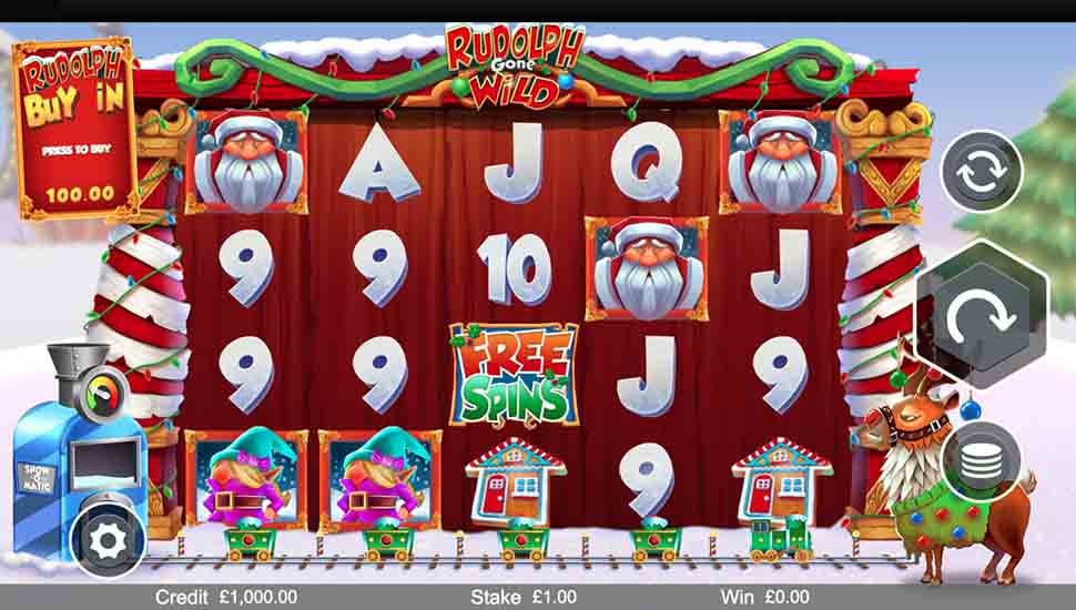 Rudolph Gone Wild Slot - Review, Free & Demo Play preview