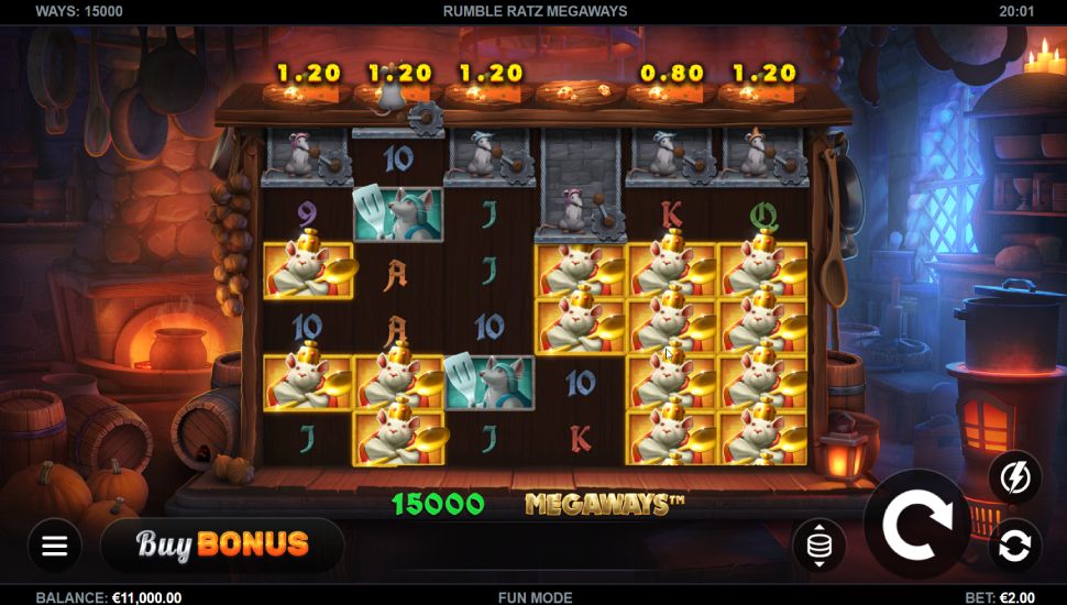 Rumble Ratz Megaways Slot - Review, Free & Demo Play