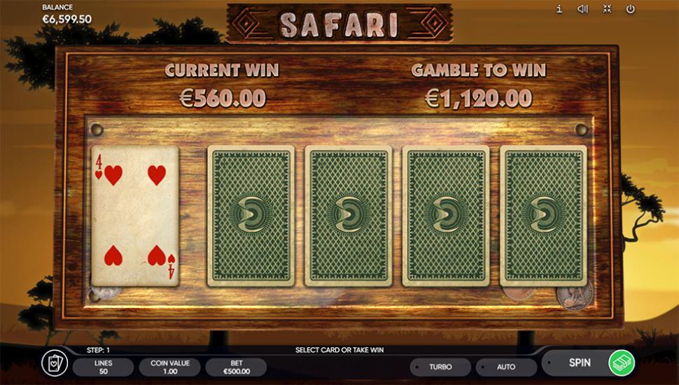 Safari slot - Risk game