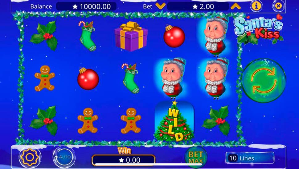 Santa’s Kiss slot mobile