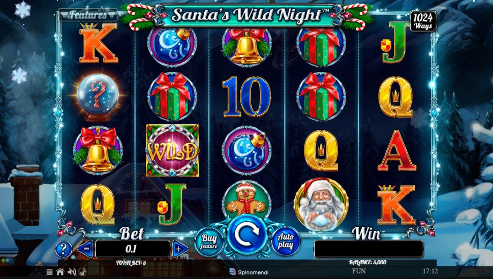 Santa's Wild Night Slot preview