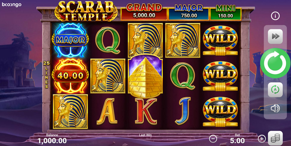 Scarab Temple Hold and Win - Slot