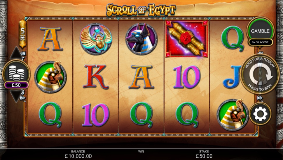 Scroll of Egypt - Slot