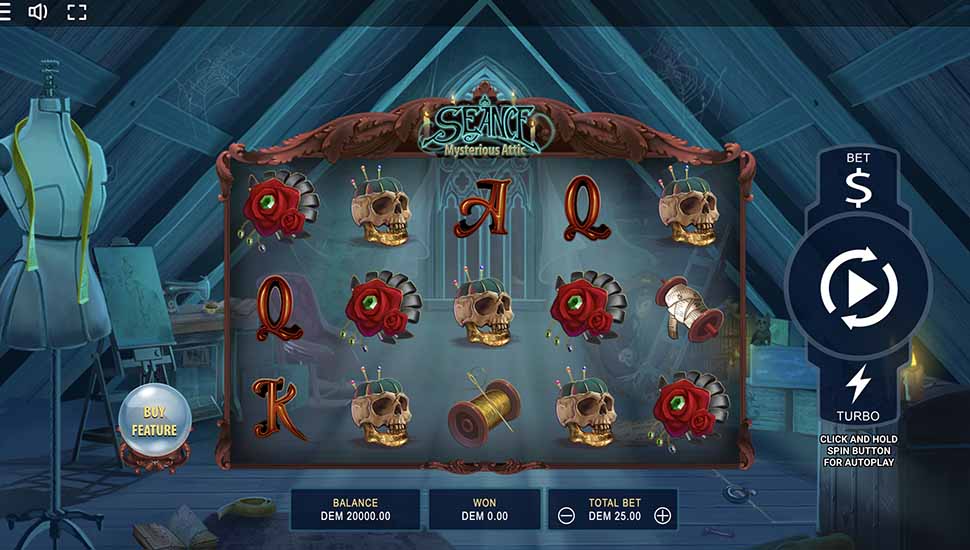 Seance Mysterious Attic Slot - Review, Free & Demo Play preview
