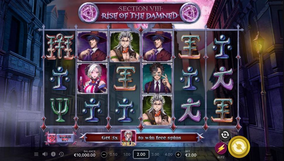Section VIII Rise of the Damned Slot Mobile